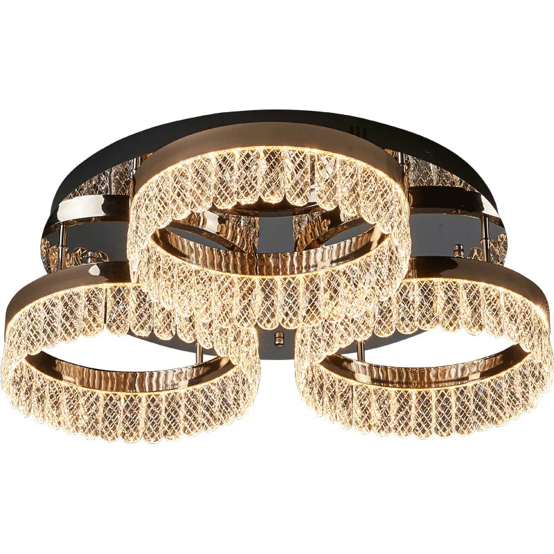 

Light luxury crystal ceiling lamp, new living room lamp, modern simplicity and atmosphere