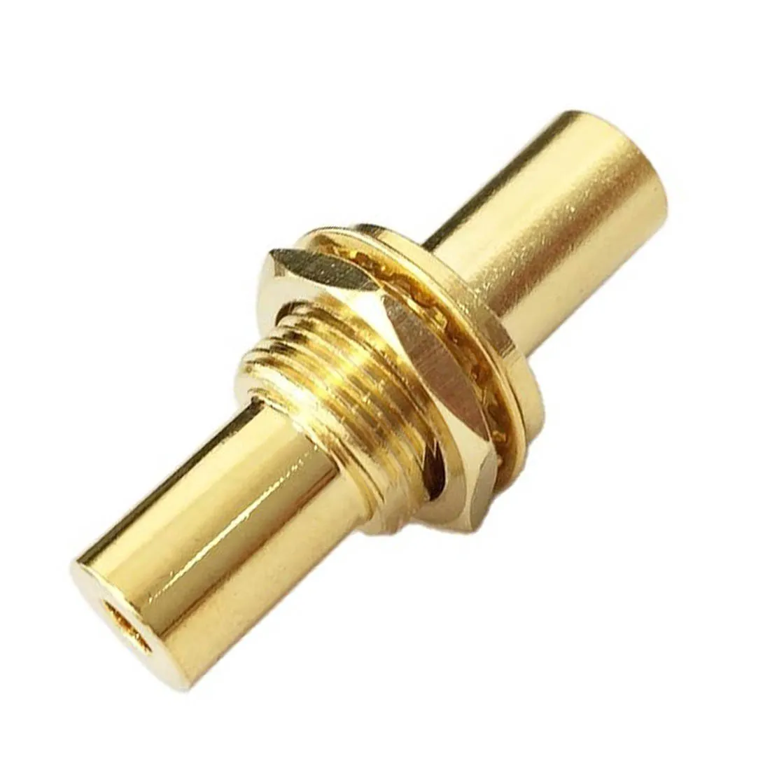 3.5mm Female to Female With Nut Adpater Headset Convertor Audio Coupler