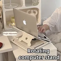 Adjustable Portable Folding and Lifting Laptop Stand Supporting 360degree Support Height Increasing Stand Heat Dissipation Stand