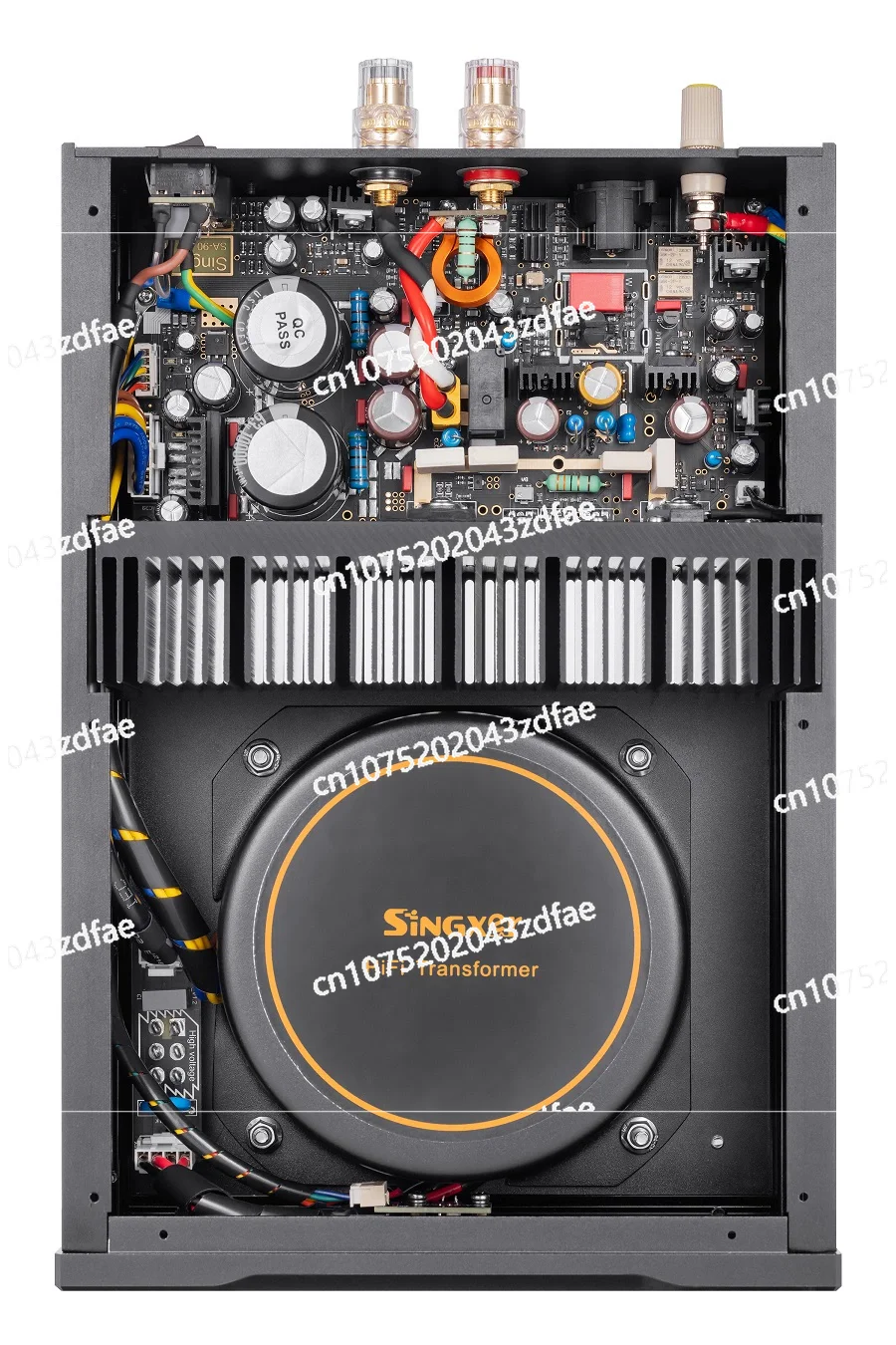 AB Type Ultra Low Distortion Mono Power Amplifier, 200 Watt High Power Audio Amplifier, 90 Watt/8 Ohm, 180 Watt/4 Ohm