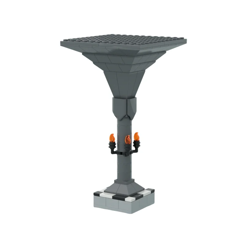 117 pçs moc pilar gótico arquitetura modelo blocos de construção montar diy criativo presentes natal brinquedo idéia educação tijolo crianças