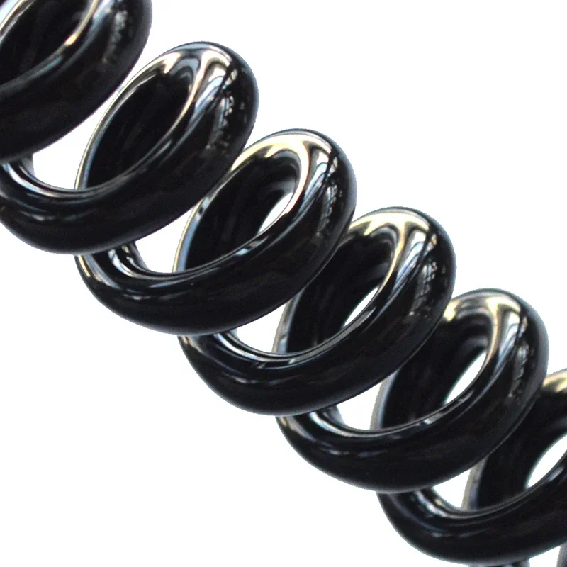 4PIN 5M Spring Cable Telescopic Wire Spiral Stretchable Extension  for Bus Turck Van Lorry RV Monitor DVR TV Camera Connection