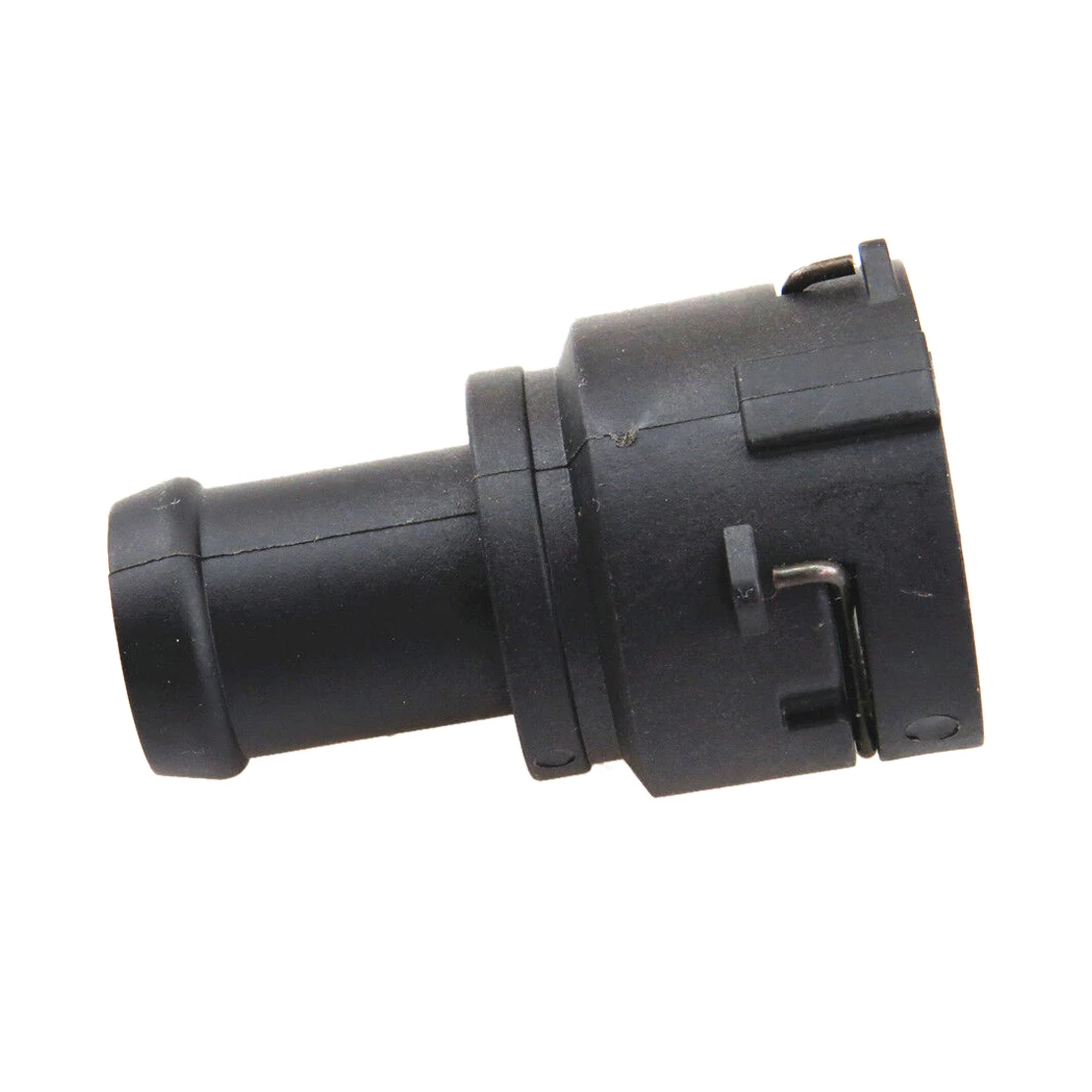 1J0122291D 2Pcs Cooling Water Hose Heater Pipe Connector 3B0122291B Fit for Volkswagen Jetta Golf MK4 Beetle Black ABS