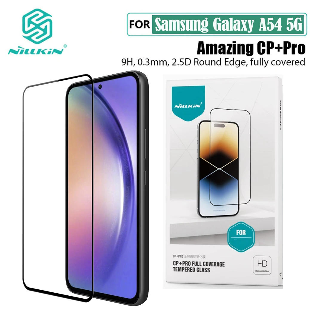 

Nillkin для Samsung Galaxy A54 A34 A24 A14 A04 A04S A04E закаленное стекло CP + PRO Противоударная ультратонкая полная защита экрана