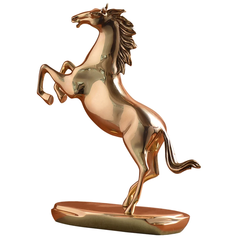 All-copper horse to success ornament light luxury wine cabinet home cabinet jewelry study office housewarming new home gifts