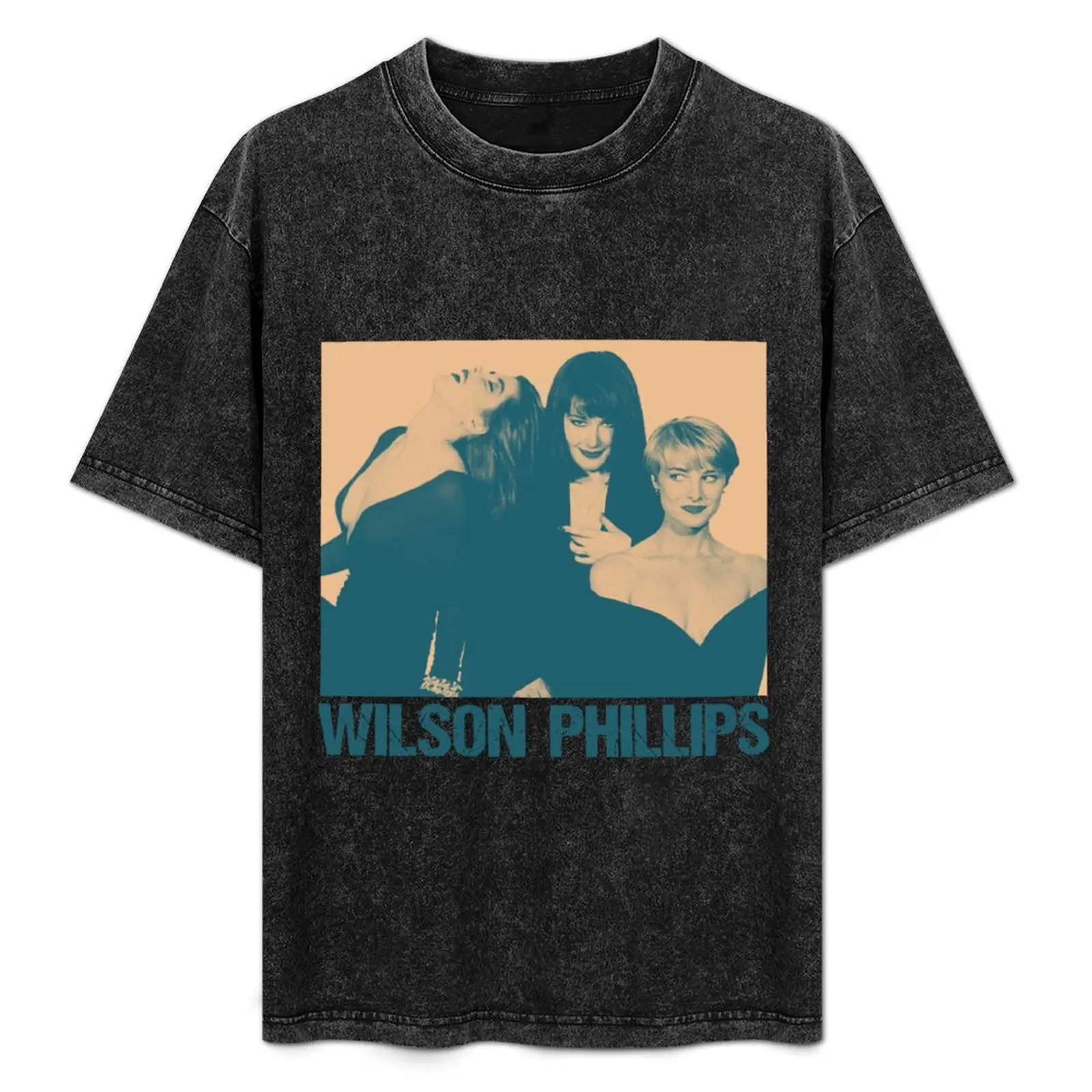 

Three girl singer poster vintage T-Shirt Classic Print Short Sleeve Shirt