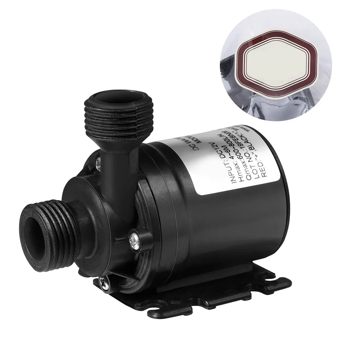 

1Pcs Dc 12V Boost Submersible Pump Brushless Low Noise Reliable for Fountain Pool Aquarium Circulation System