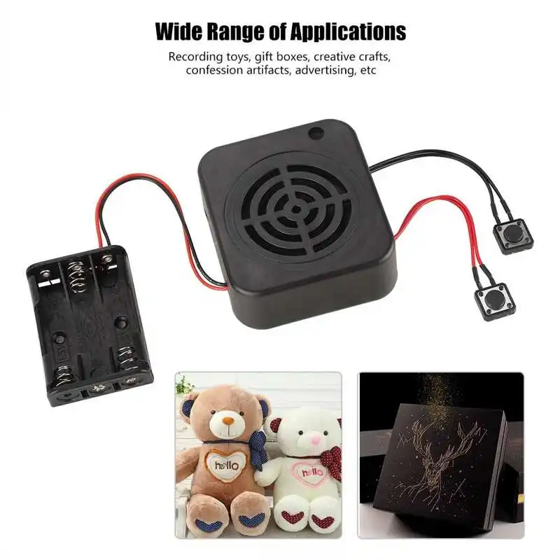 3W DIY Voice Recording Module Voice Message Box Clear Sound for Stuffed Animals/Gift/ DIY Voice Message Box Recording Module