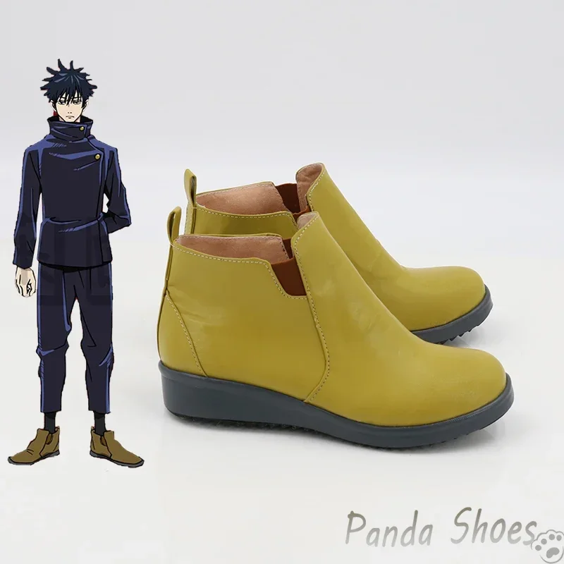 Fushiguro Megumi Jujutsu Kaisen Cosplay Shoes Anime Cos Boots Comic Fushiguro Cosplay Costume Prop Shoes for Con Halloween Party