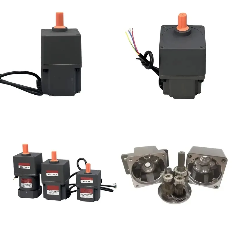120W 200W AC Geared Motor Permanent Magnet Synchronous Type High Efficiency Air Conditioner Compressor
