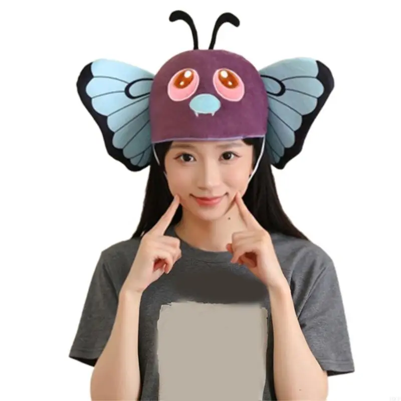 

Lightweight Butterfly Costume Headpiece Adjustable Strap Photography Prop For Children Party Theme Role Play