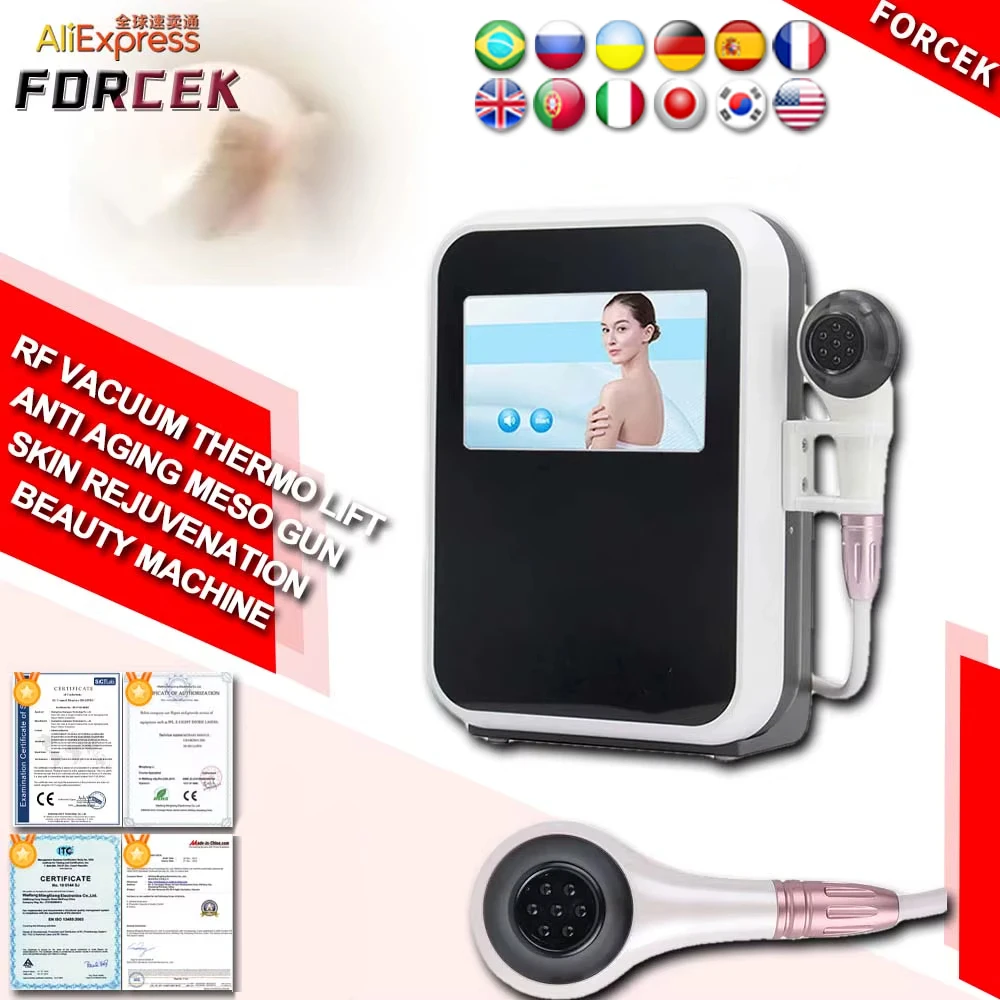 

Новейший портативный неинвазивный аппарат для омоложения кожи с фокусированным радиочастотным (RF) вакуумным термолифтингом и мезотерапией