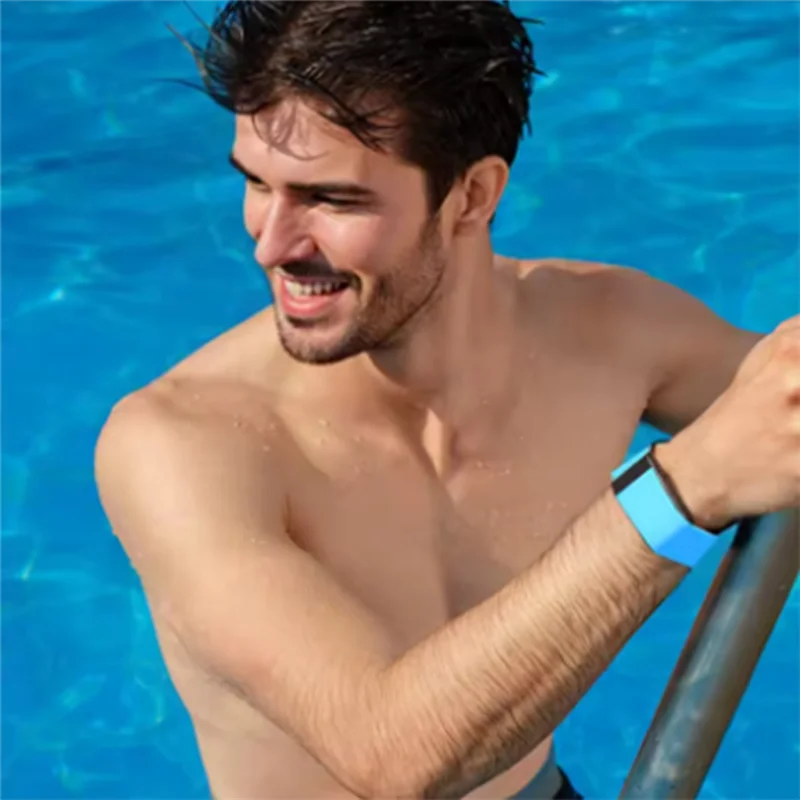 JABS-Schnell trocknendes und schweißableitendes Ersatzarmband, wasserdichtes, schnell trocknendes Whoop Hydroknit-Armband, Rot