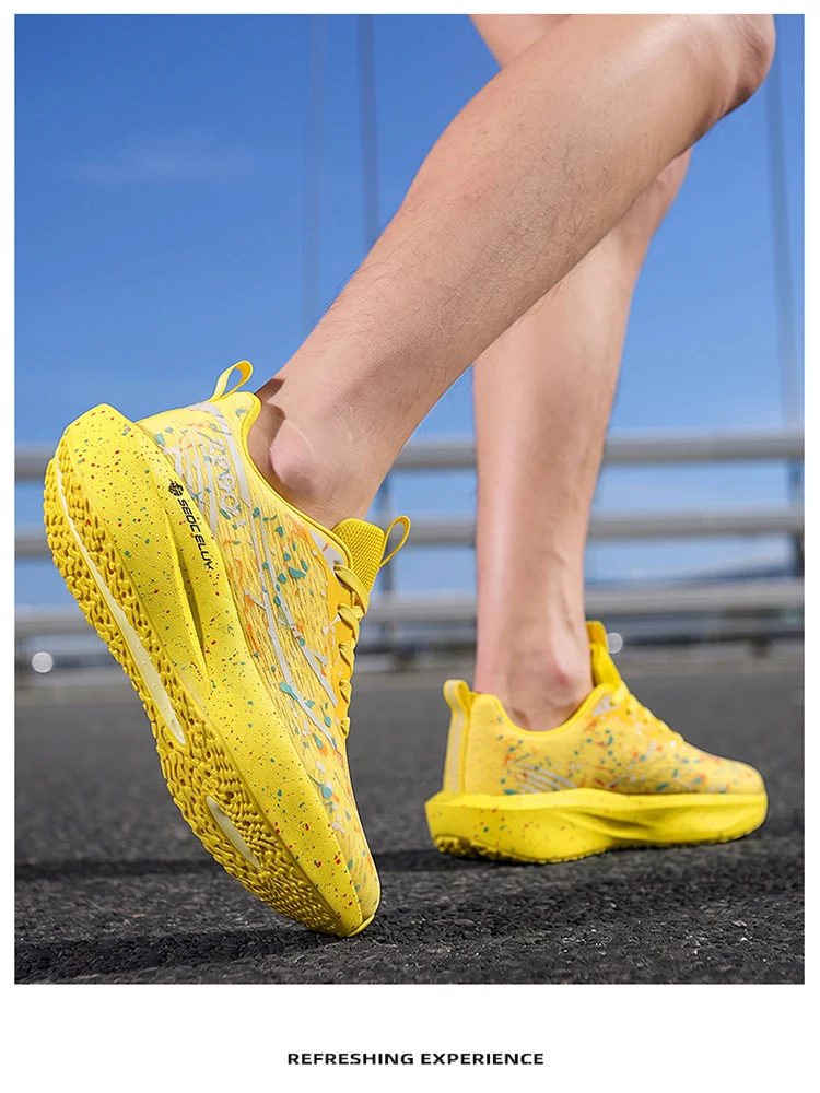 Modische Leichte Laufschuhe für Damen und Herren, Atmungsaktive Sportschuhe für Outdoor-Jogging, Größe 35-45 – Detail 12