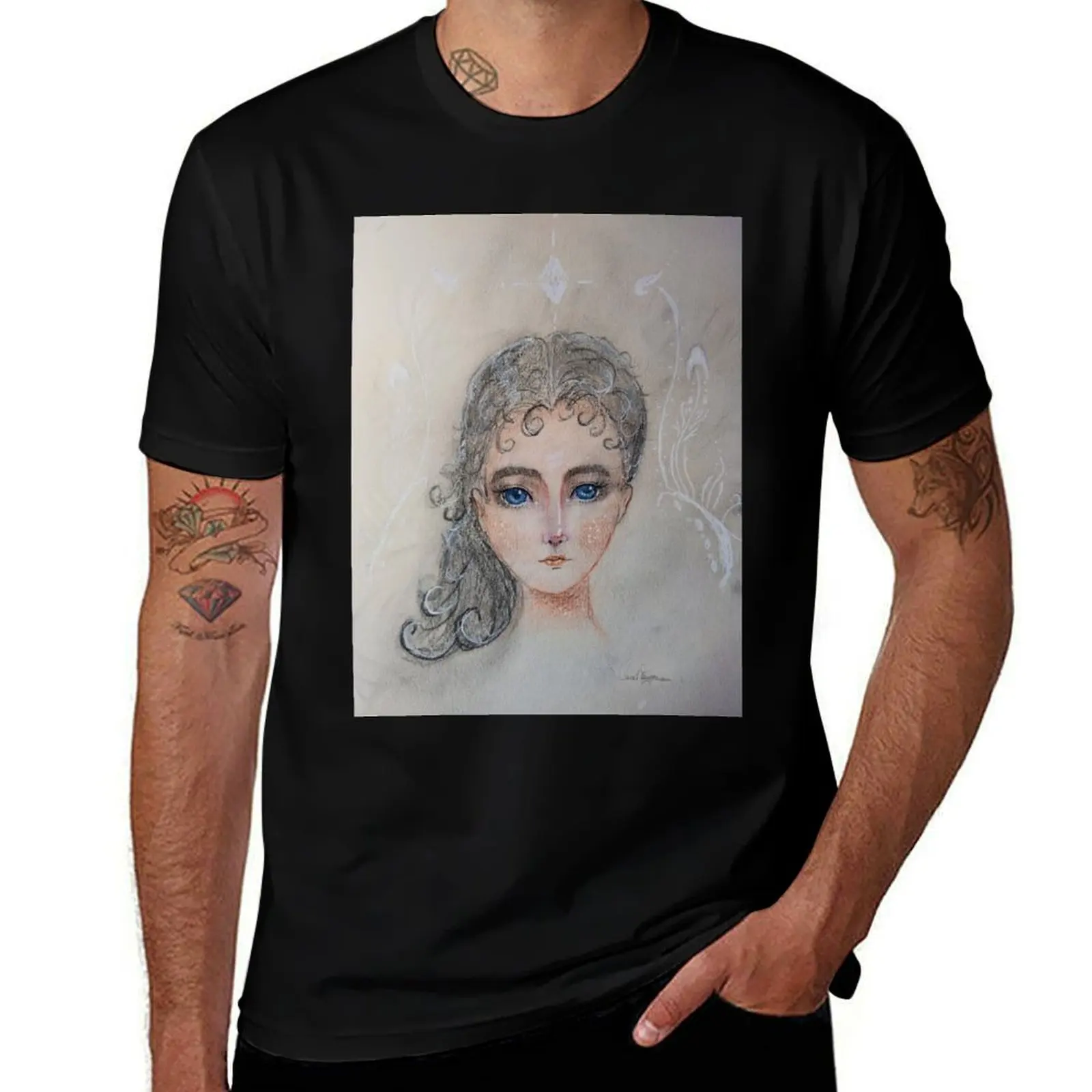 

Unknown lady T-Shirt man t shirts high quality luxury brand man t shirt graphic T-Shirt