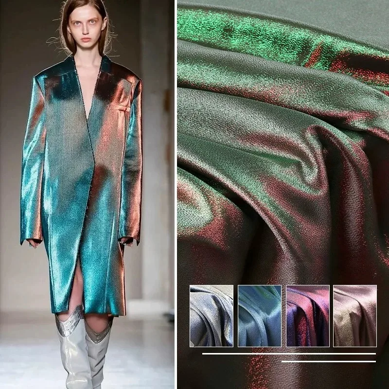 Stage Cloth Gradient Phantom Color Fabric Fashion Glitter Baby Clothes Background Handmade Diy Designer Clothing Creative Cloth