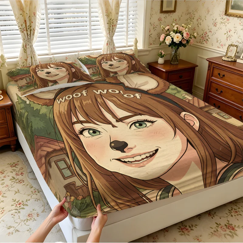 Juego de sábanas ajustables con estampado moderno de estrellas de la temporada 3 de Euphoria, juego de sábanas, juego de ropa de cama, sin rellenos para protección del colchón