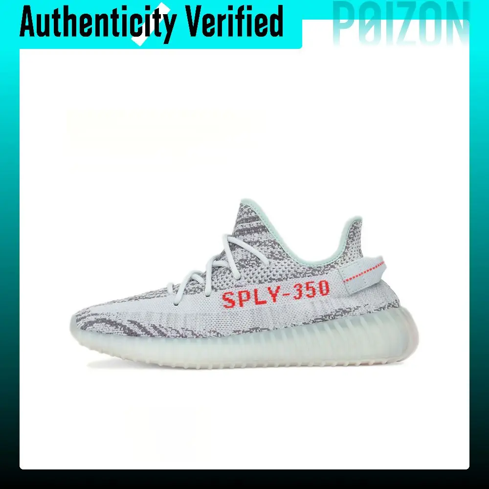 Adidas Originals Yeezy Boost 350 V2 Casual Shoes Unisex Low-top Ice Blue B37571-2017