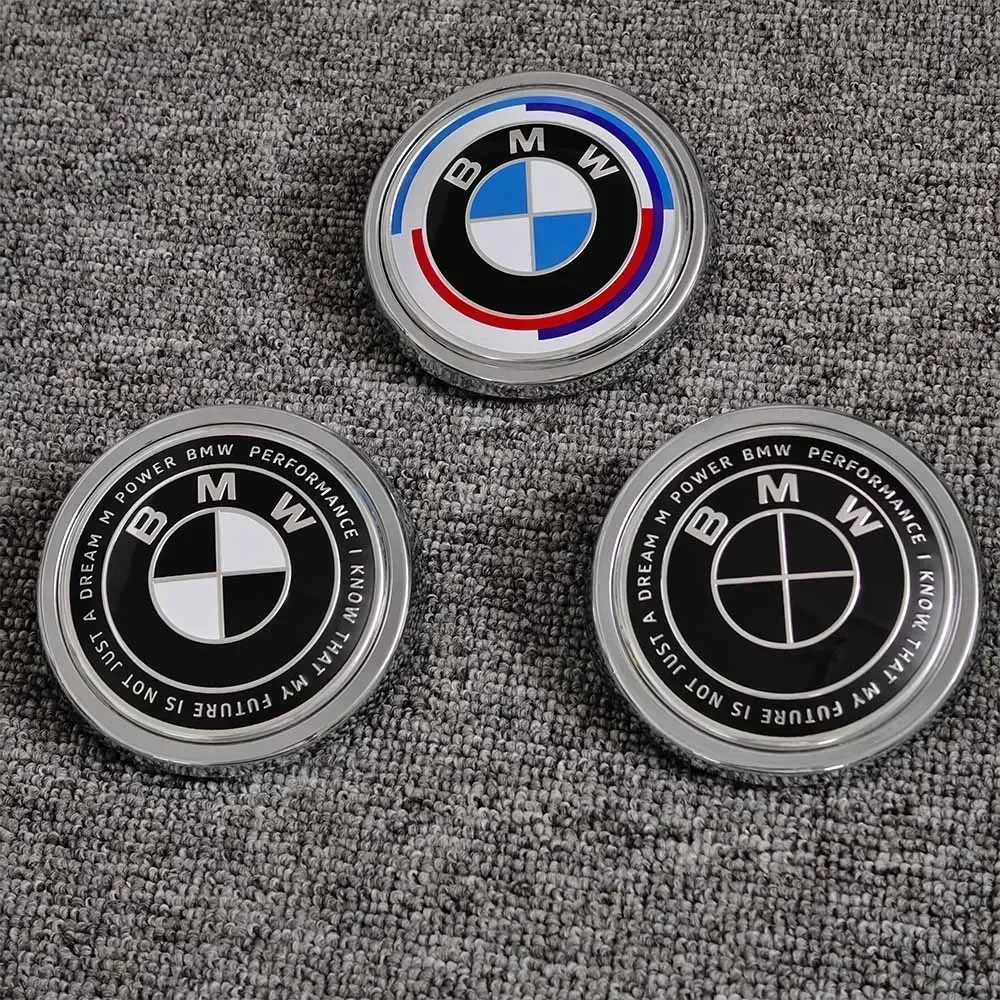 3D ABS Chrome 50th anniversary for BMW X6 E71 F16 X3 F25 X5 E70 F15 X4 F26 Original Car Logo Rear Trunk Emblem Badge Rear Badge