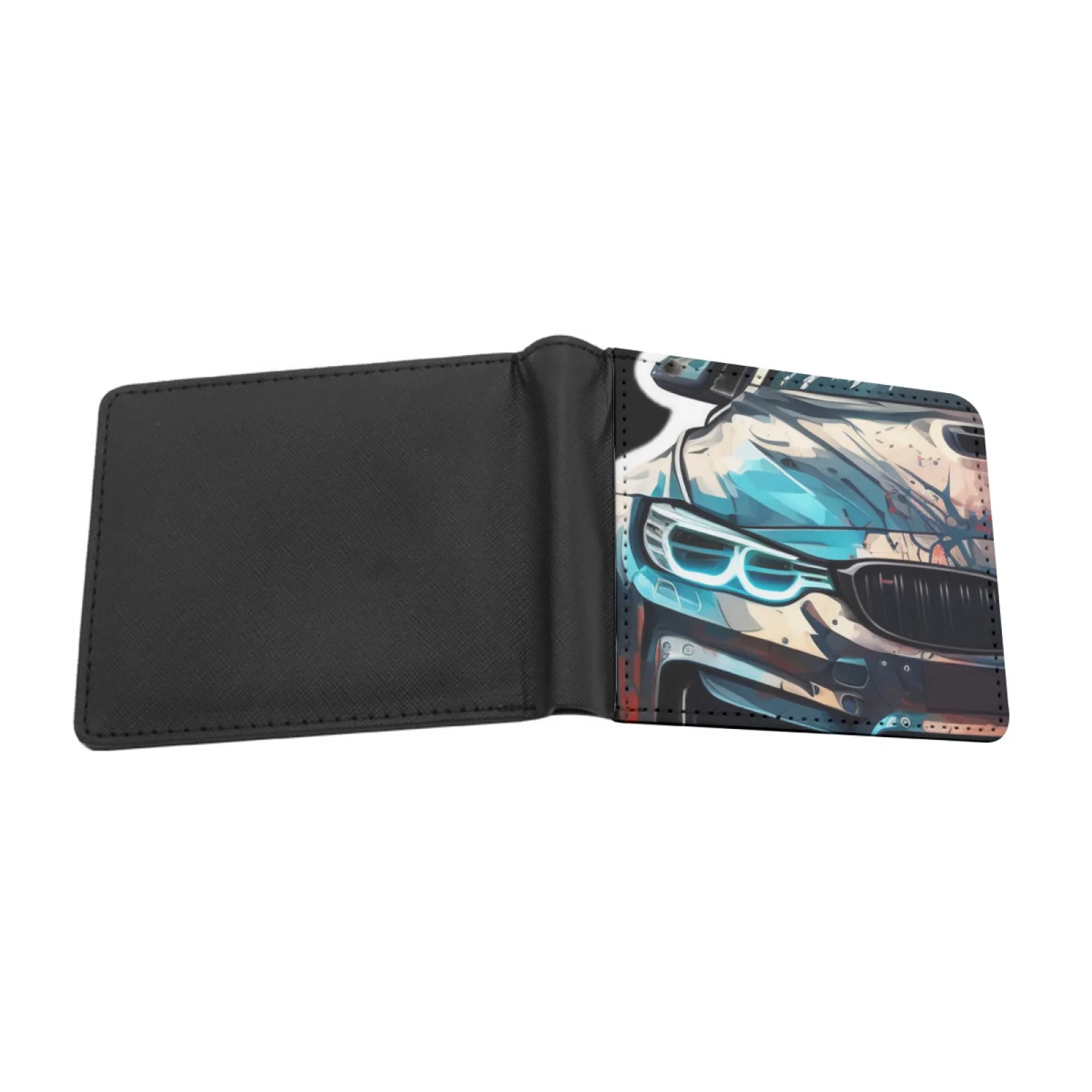 M4 F82 Men's Wallet Pu Leather Wallet Multifunction Credit Card Purse M4 M4 F82 M Power M Performance German Car F82 Bimmer F82