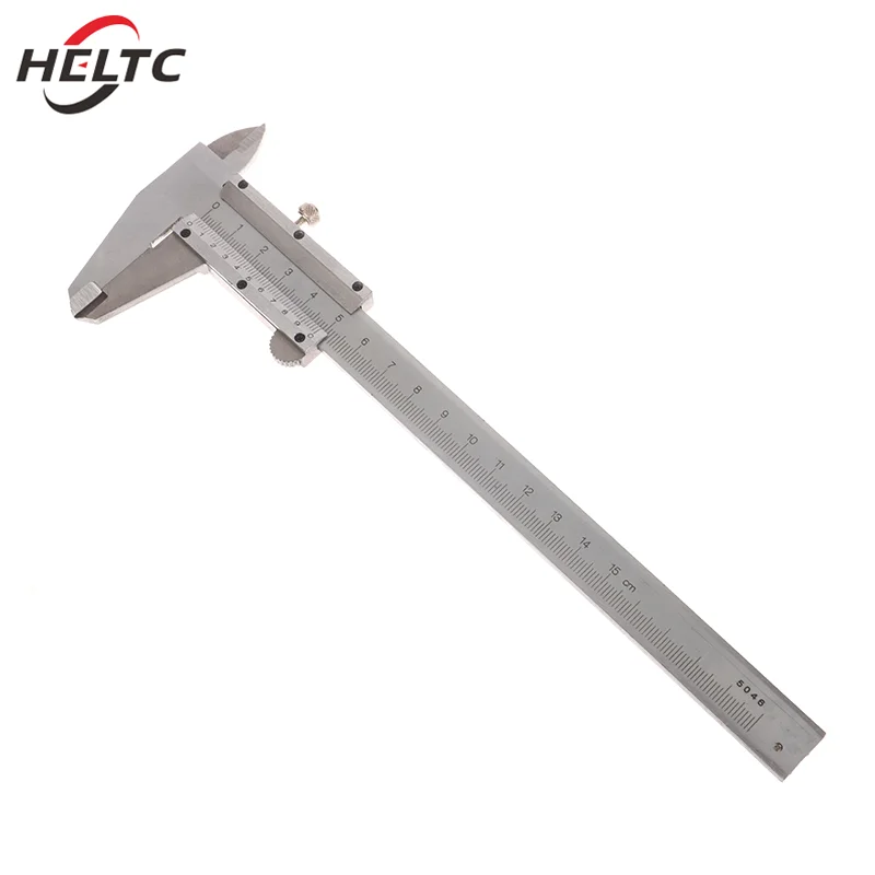 Imagem -02 - Paquímetro Vernier em Aço Profissional Micrômetro Medidor Ferramentas Métricas de Precisão Use 0150 mm 1pc