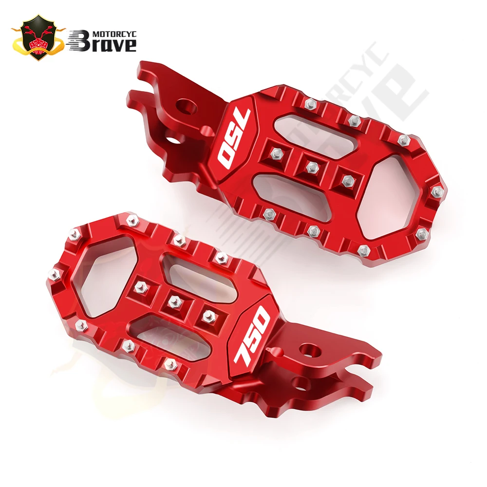 

Motorcycle CNC Aluminum Foot Pegs Pedals FootRest Footpegs Accessories For XL 750 XL750 Transalp 2023 2024
