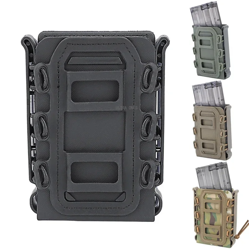 5.56mm 7.62mm Snelle Mag Pouch Tactische Molle Tijdschrift Zakjes Schieten Riemclip Snelle Bevestigen Carrier Rifle Pistool Tijdschrift houder