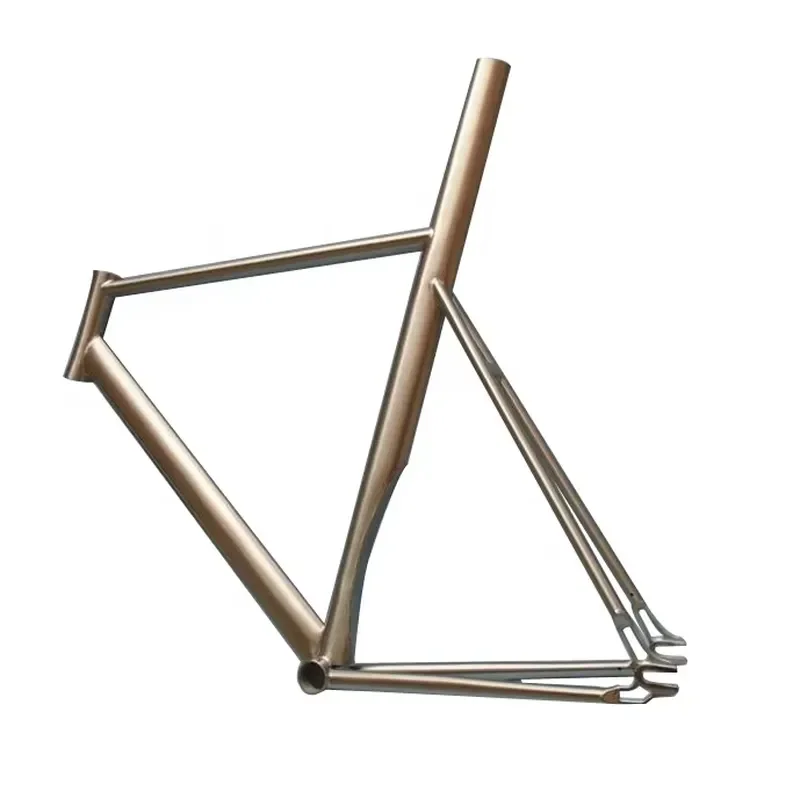 700C Titanium Track Bike Frame Fixed Gear Road Bicycle Frameset Lightweight Racing Cycle Chassis Direct From Manufacturer For