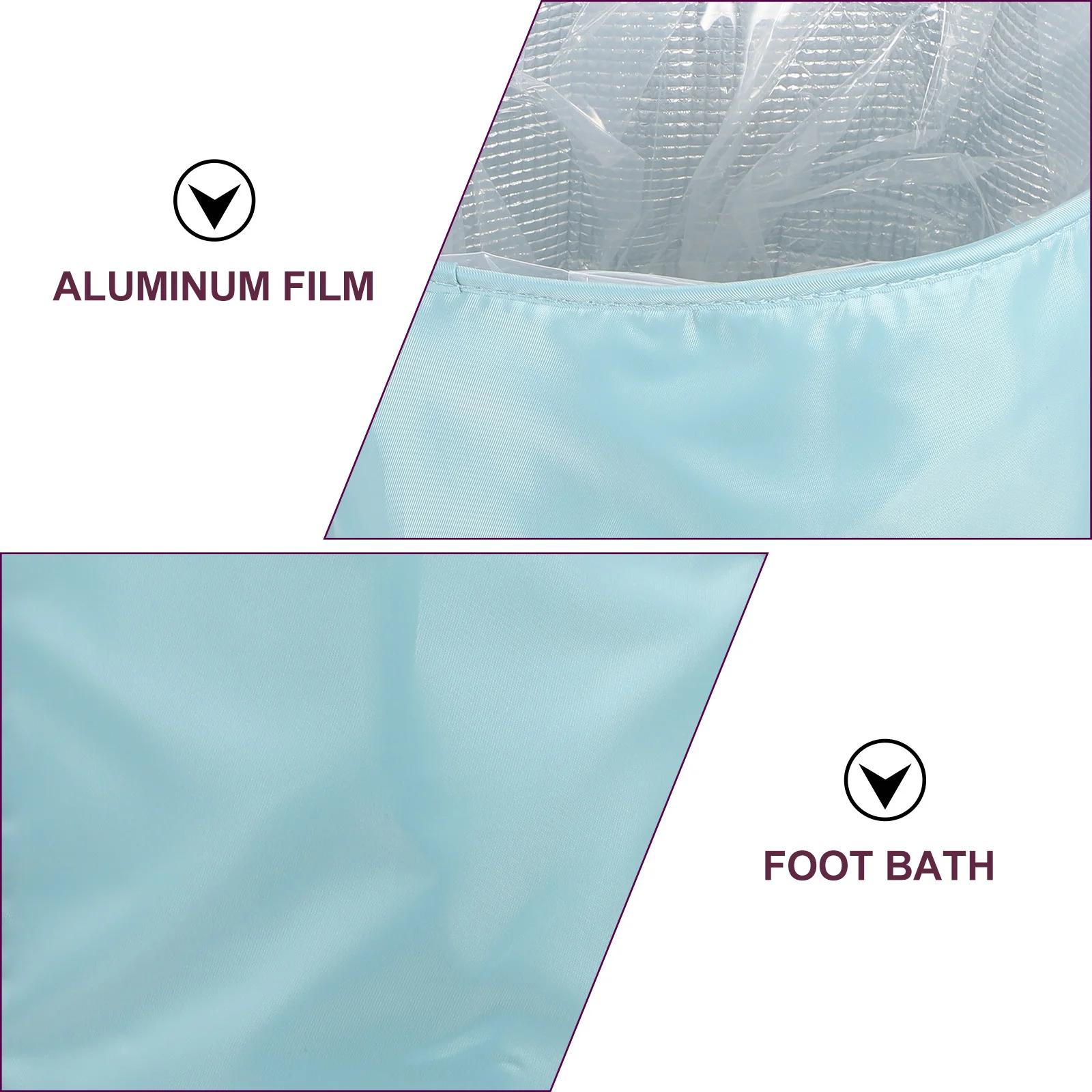 

Foldable Portable Foot Bath Bucket Waterproof Durable Foot Soaking Bag Compact Space-Saving Fold-Up Basin for Home Travel