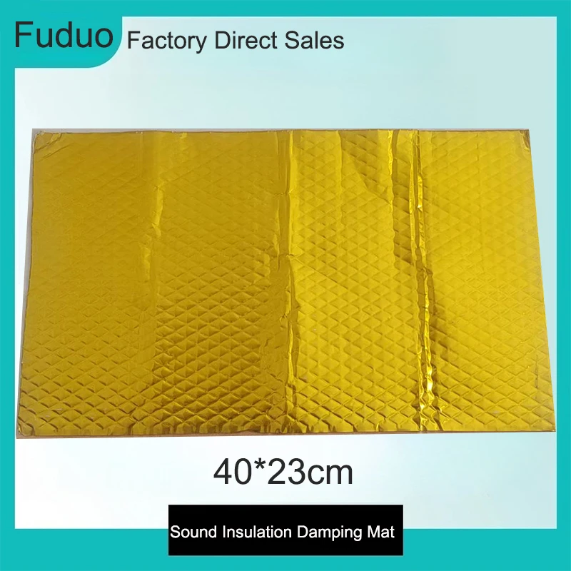 Vehicle Sound Deadener Damping Mat Self‑Adhesive Butyl Rubber Foil Car Door Noise Isolation Vibration Dampening Pad Modification