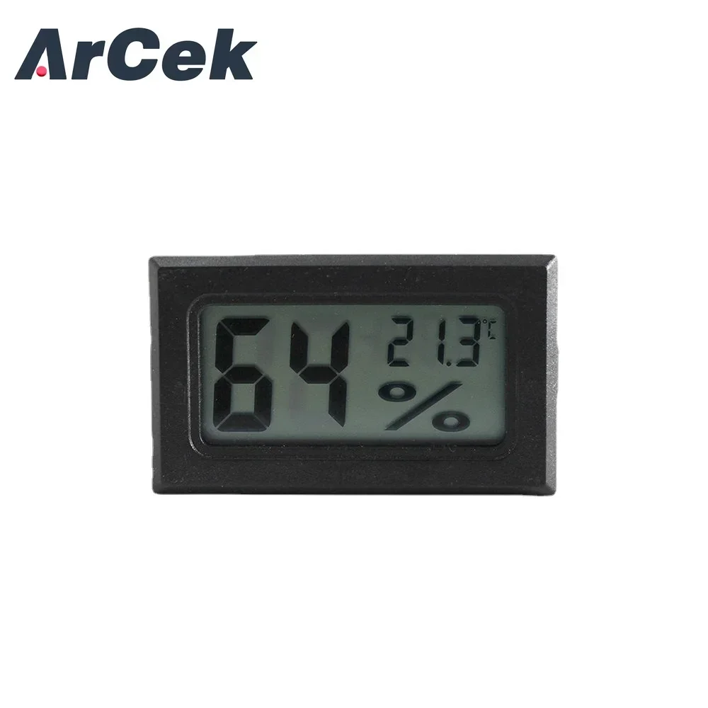 Mini Black Digital LCD Display Thermometer Hygrometer Temperature Indoor Convenient Temperature Sensor Humidity Meter Instrument