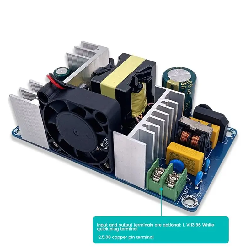 

HGHO 24V 8A Isolation Switch Power Module AC-DC Step-Down Module 220V To 24V Power Board with Fan(VH3.96 Terminal)