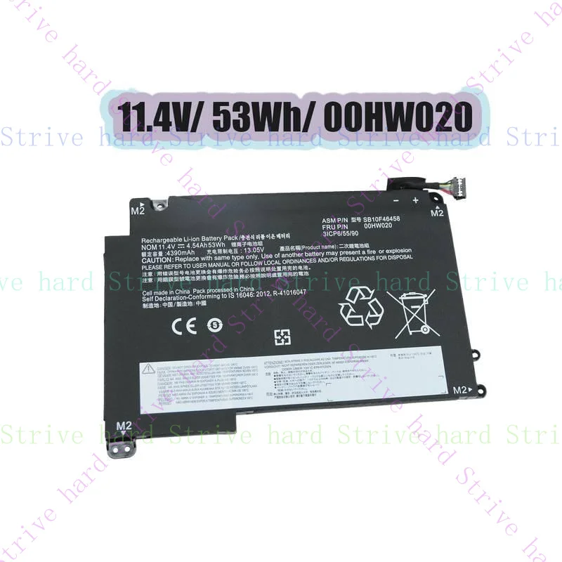 

New 00HW020 Battery For Lenovo ThinkPad P40 Yoga 14 460 SB10F46458 SB10F46459