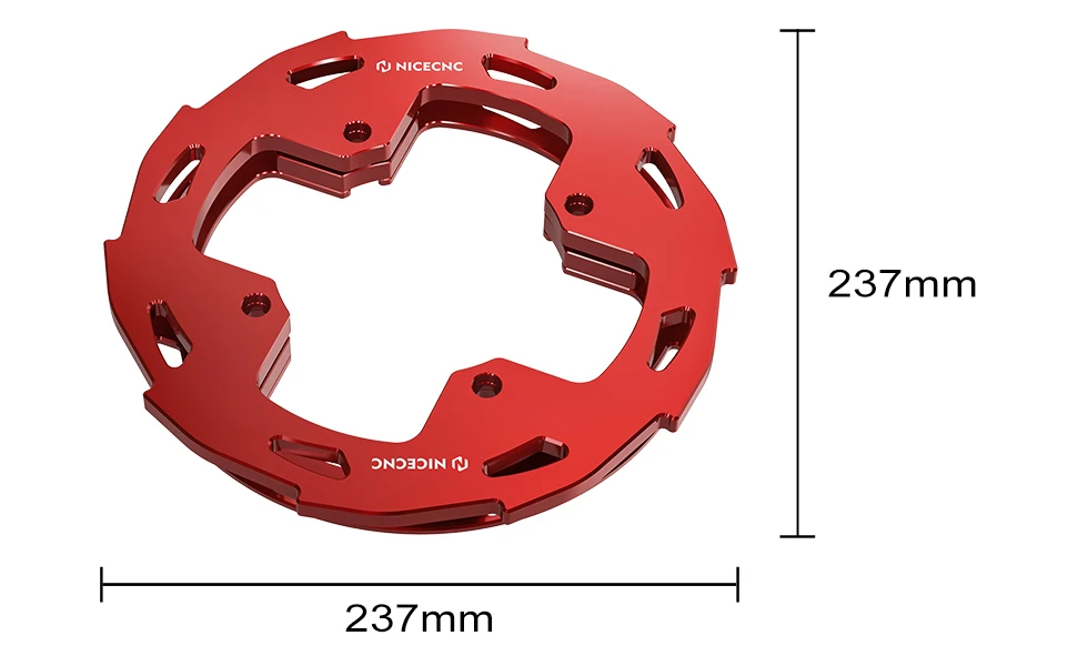 NICECNC Kettenradschutzabdeckung für Honda TRX450R TRX450ER 2006-2014 ATV Kettenradschutz Schieber 41201-HC0-000 – Detail 5