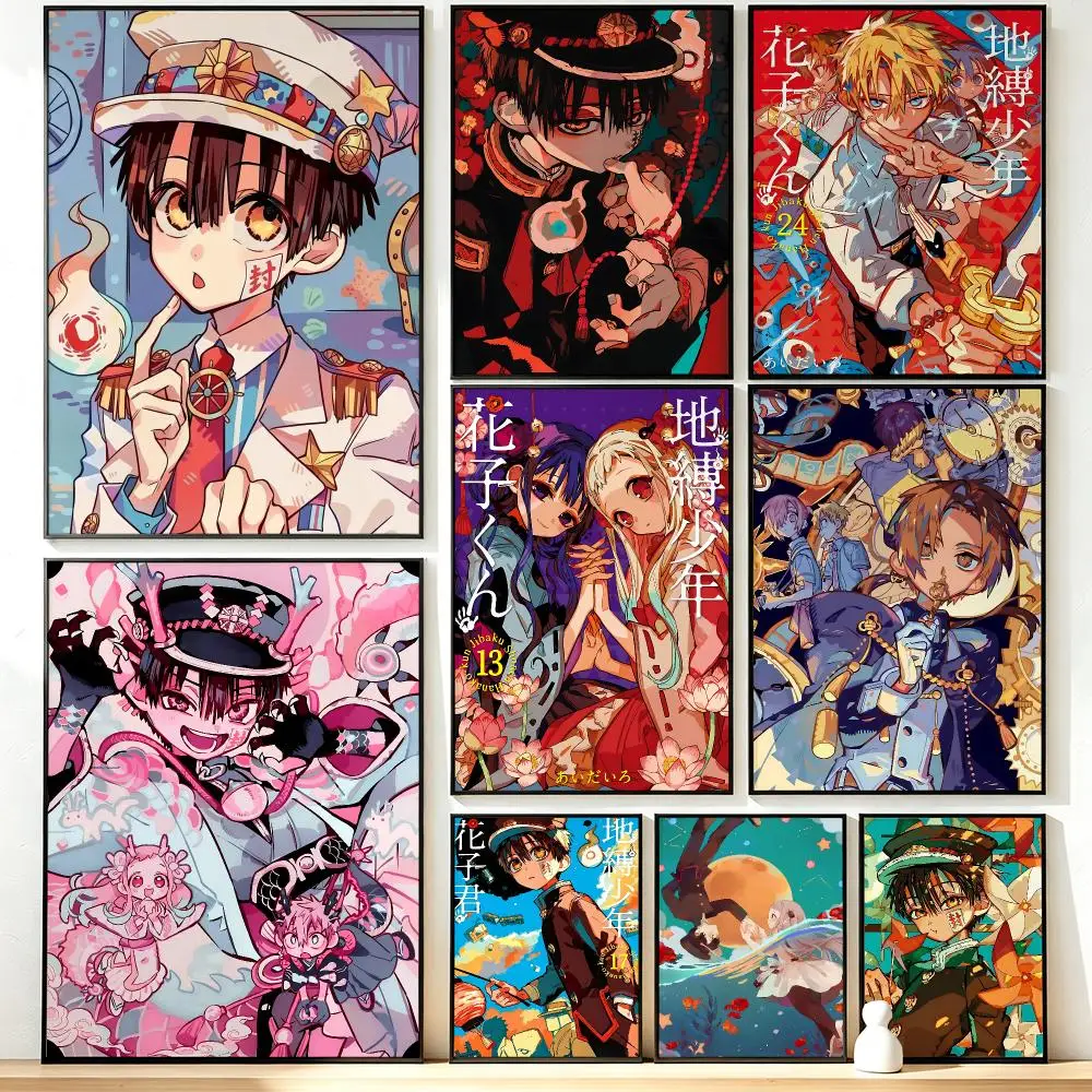 Modern Aesthetic Wall Art Poster anime Toilet-Bound Hanako-kun Poster for Office Home Decor Interior Large Wall Picture Print