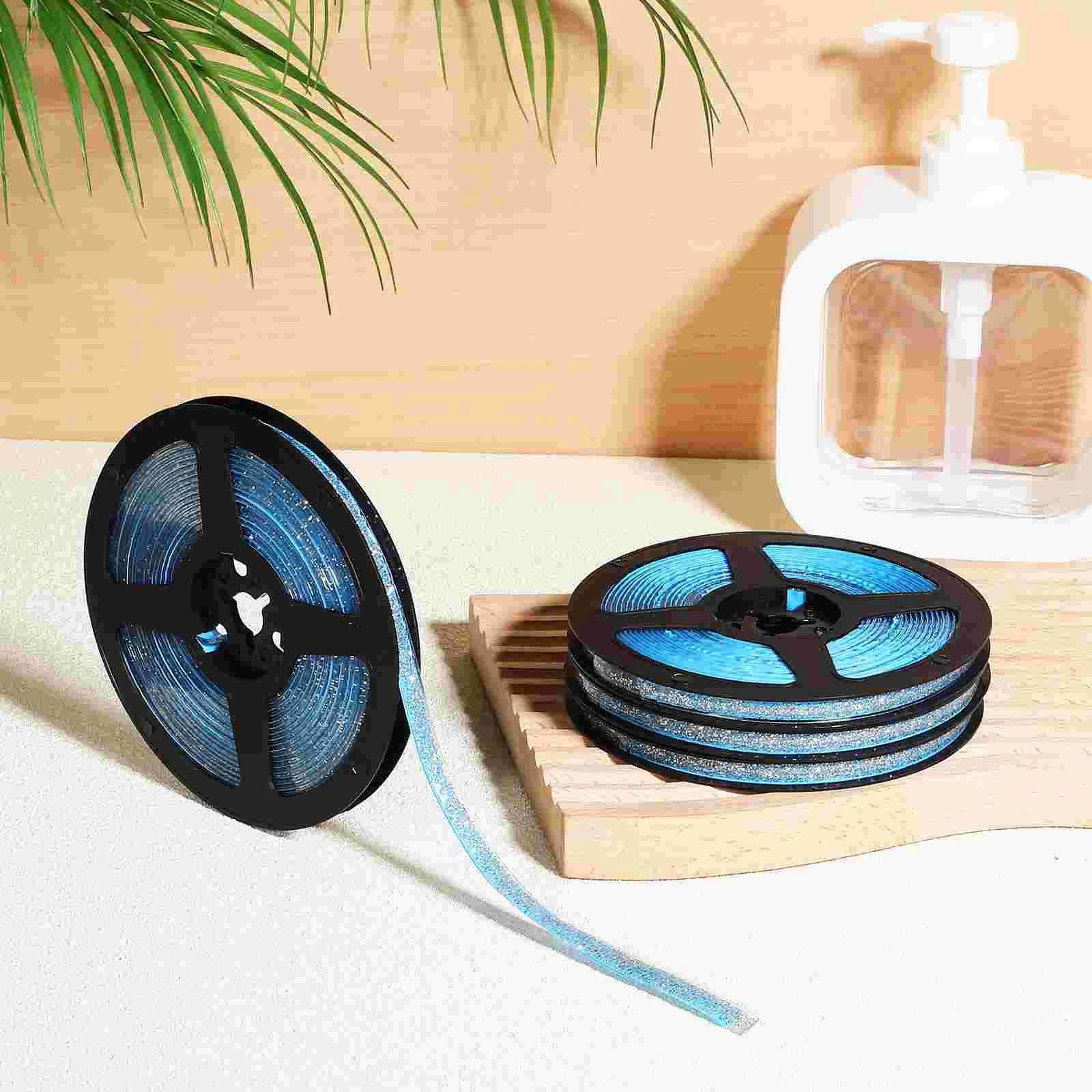 4 Rolls Self-adhesive Border Beauty Sealant Strip Decor Sealing Seam Strips Caulking Pvc Tape Decorative