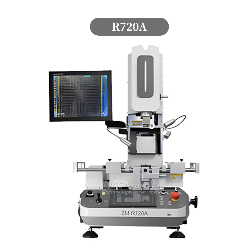 -720A Optical Alignment Industrial BGA Rework Station Module LED Display Repair Braided Tape and Bulk LED Bead Components