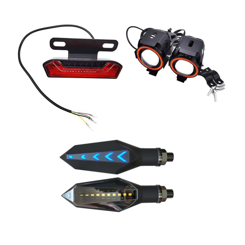 

Electric Scooter Light Kit Headlights Left And Right Turn Signals Tail Lights