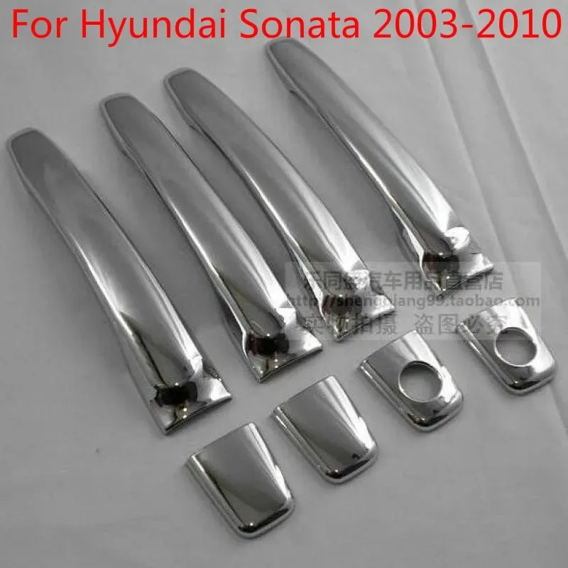 

High-quality ABS Chrome Interior Door Handle Cover For Hyundai Sonata 2003 2004 2005 2006 2007 2008 2009 2010 Car-styling