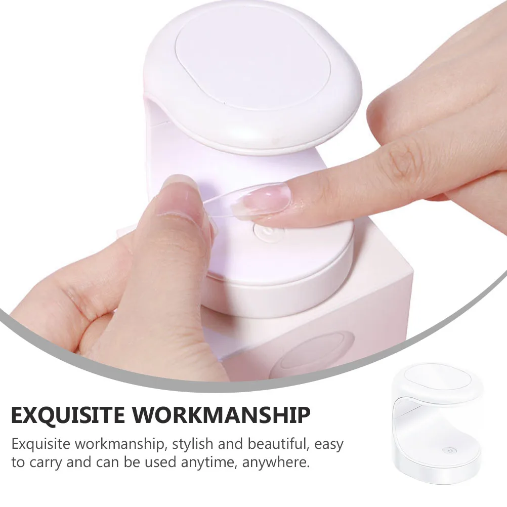 

Nail Art Dryer Lamp Phototherapy Portable ABS Quick Drying Gel Nails Light Mini Manicure Stylish Reusable Nail Beauty Tool