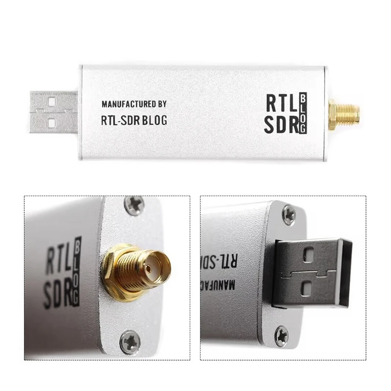 Receptor HF Biast SMA, Radio Definida por Software, duradero y fácil de usar, para RTL-SDR Blog V3 R820T2 TCXO, 500Khz-1766 Mhz hasta 3,2 Mhz