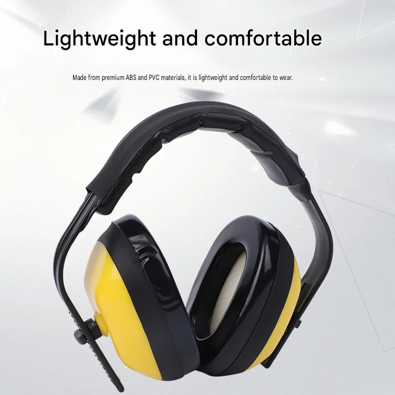Industrial Noise Cancelling Safety Earmuffs Adjustable Sound Insulation Hearing Protection Ear Muffs for Welding Sleep Travel