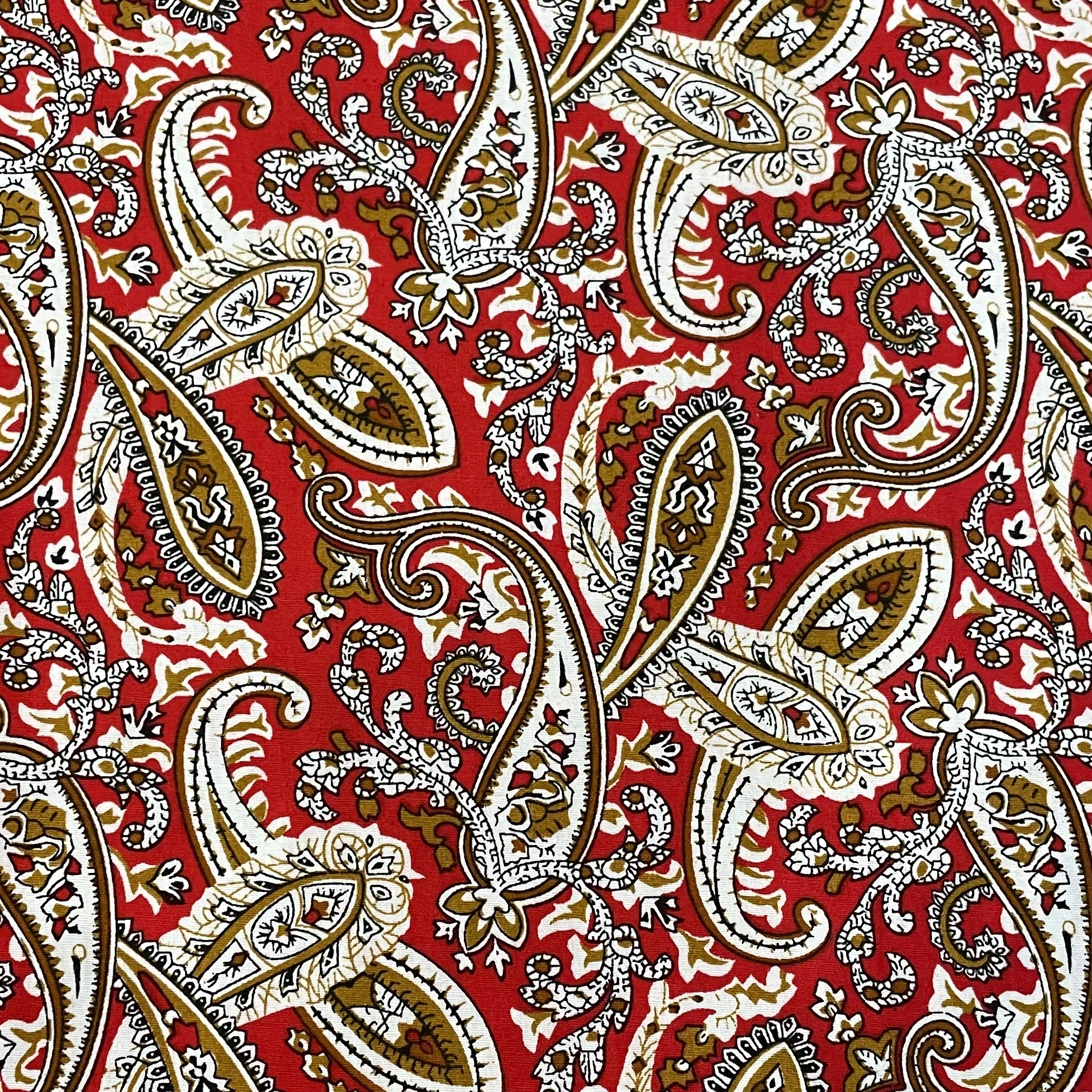 Vintage Cashe Blumen 100% Baumwolle 40er Jahre Original Design Stoff Digitaldruck zum Nähen Stoff Kleider Rock Kinder Designer Tissus – Detail 8