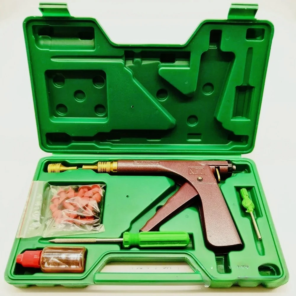 

Pistola reparación neumáticos sin cámara durara para coche y moto, para tapar pinchazos y fugas aire en neumáticos