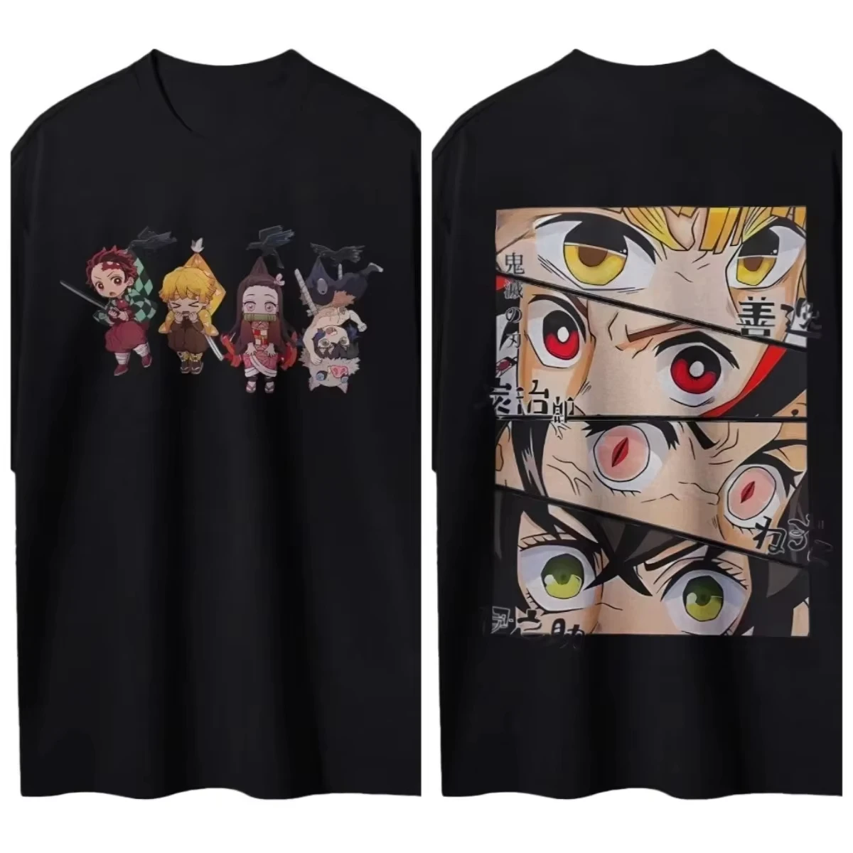 

Demon Slayer Japanese Anime Classic Characters Sports Casual Short-sleeved Comfortable Popular Top Autumn and Winter Innerwear