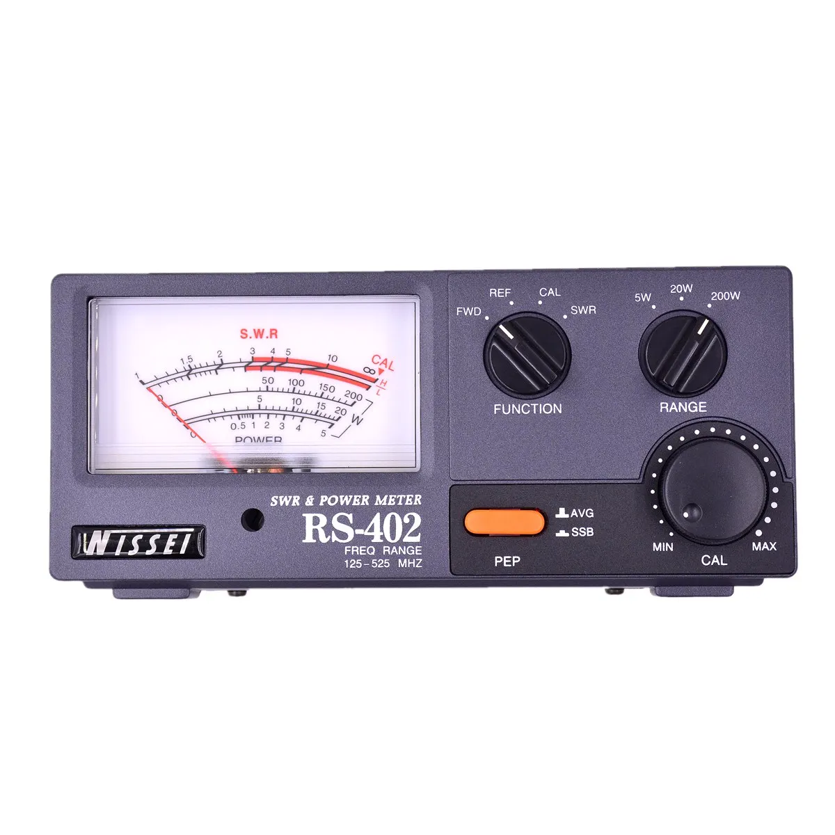 Imagem -03 - Nissei Rs402 Swr Watt Meter 125525mhz 3200w So239 para Antena de Comunicação de Rádio Móvel Acessório Fwd Rev Vswr Tester