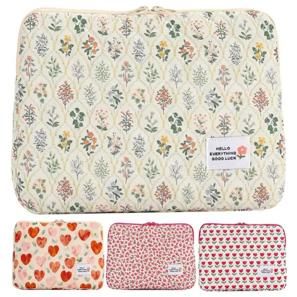 

Portable 11/13/15 Inch Taptop Sleeve Case Shockproof Soft Laptop Bag Ins Flower Inner Bag Ultrabook Cover for HP/Dell/ASUS