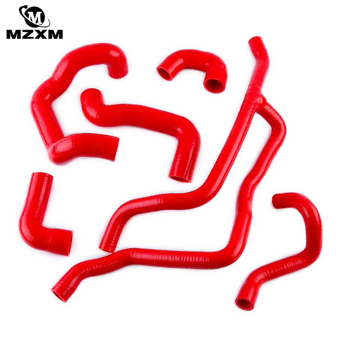 Fit 1988-1993 BMW E30 320i 2.0L 325i 2.5L M20 Non-A/C Silicone Radiator & Heater Hose Kit