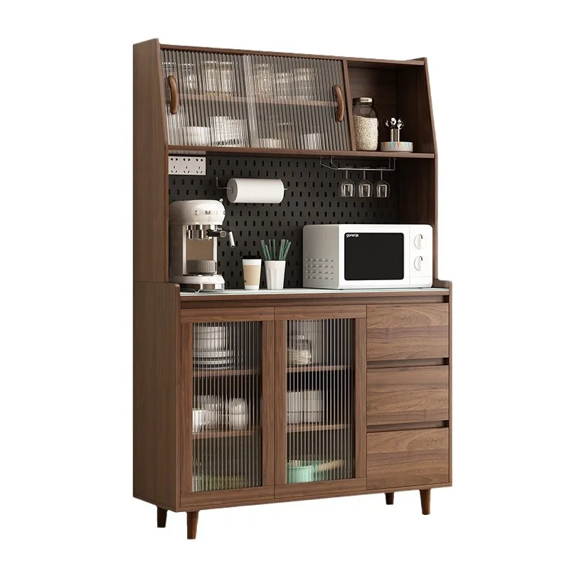

Solid wood dining side cabinet, living room wine cabinet against the wall