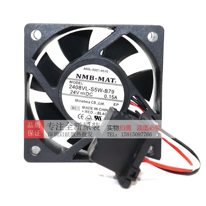 Original Fanuc Fan for A90L-0001-0576 2408VL-S5W-B79 24V with Original Plug